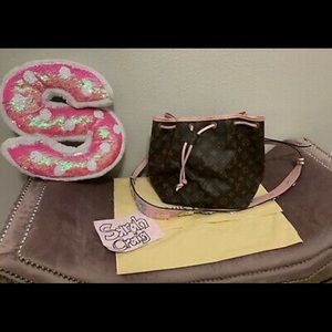 SOLD!— Custom Pink Petite LV Noe